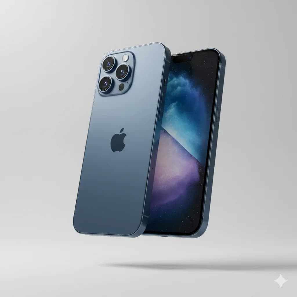 Apple iPhone 15 Pro (128 GB) - Blue Titanium